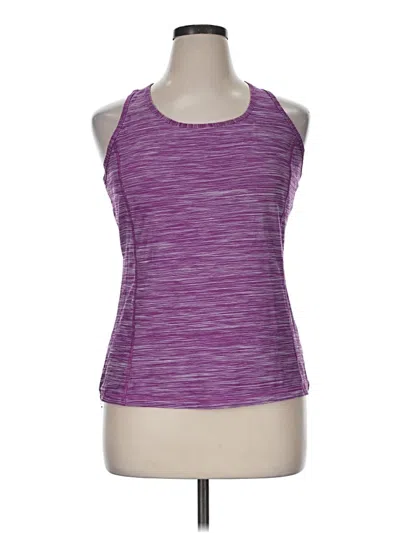 Pre-owned Danskin Now Active Tank Top In Purple