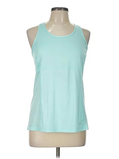 Pre-owned Danskin Now Active Tank Top In Teal