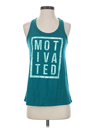 Pre-owned Danskin Now Active Tank Top In Teal