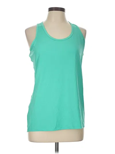 Pre-owned Danskin Now Active Tank Top In Teal