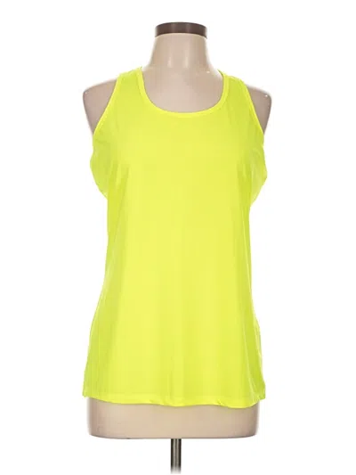 Pre-owned Danskin Now Active Tank Top In Yellow
