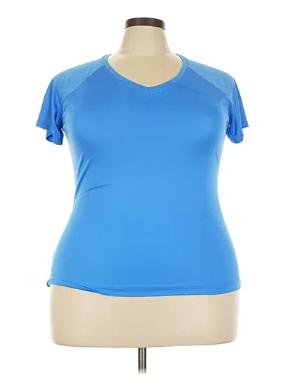 Pre-owned Danskin Now Active T-shirt In Blue