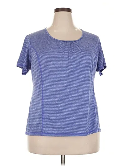 Pre-owned Danskin Now Active T-shirt In Blue