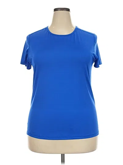 Pre-owned Danskin Now Active T-shirt In Blue