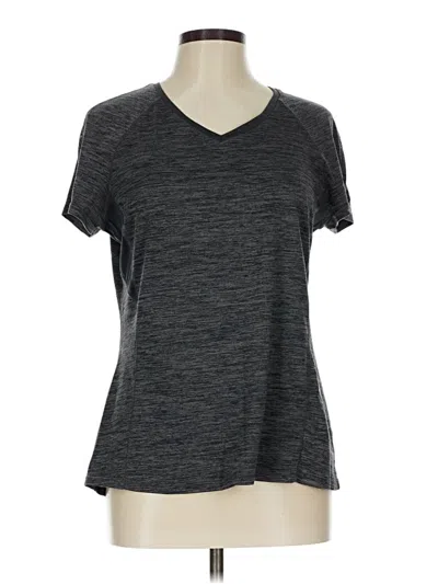 Pre-owned Danskin Now Active T-shirt In Gray