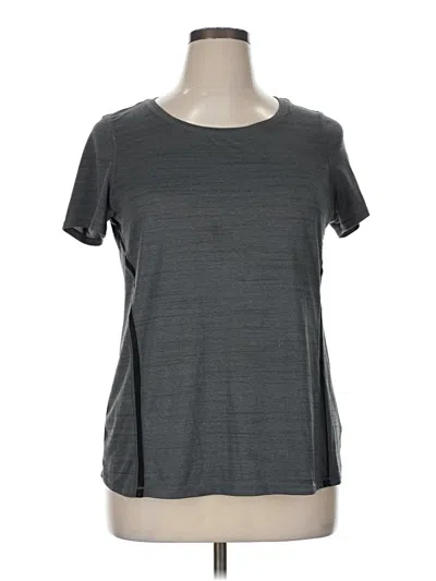Pre-owned Danskin Now Active T-shirt In Gray