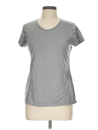Pre-owned Danskin Now Active T-shirt In Gray