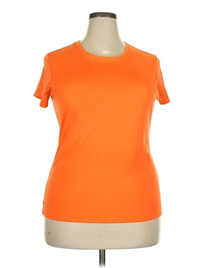 Pre-owned Danskin Now Active T-shirt In Orange
