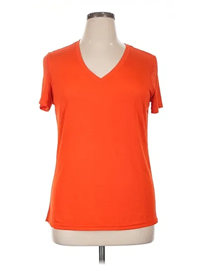 Pre-owned Danskin Now Active T-shirt In Orange