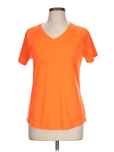 Pre-owned Danskin Now Active T-shirt In Orange