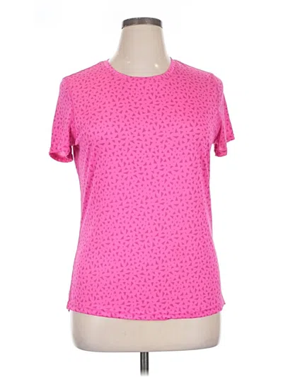 Pre-owned Danskin Now Active T-shirt In Pink