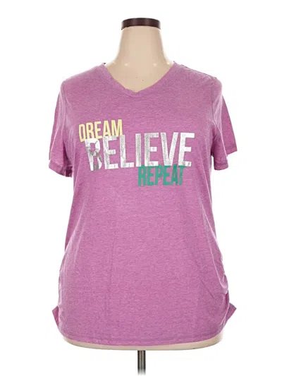 Pre-owned Danskin Now Active T-shirt In Pink