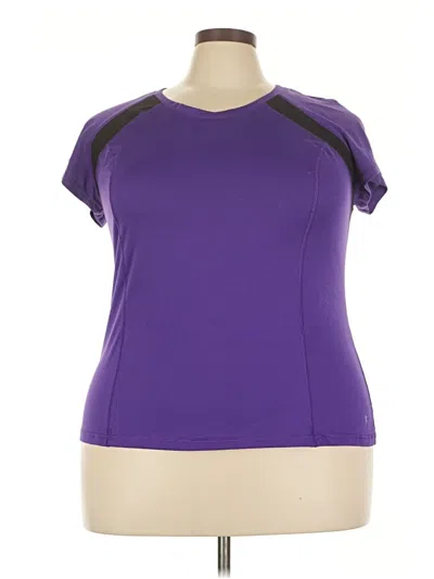 Pre-owned Danskin Now Active T-shirt In Purple