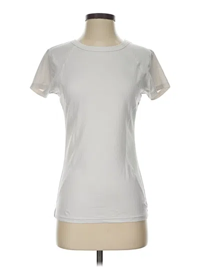 Pre-owned Danskin Now Active T-shirt In Silver