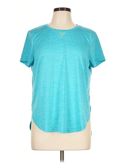 Pre-owned Danskin Now Active T-shirt In Teal