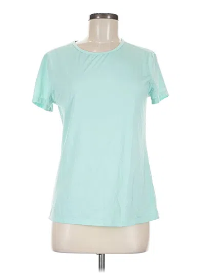 Pre-owned Danskin Now Active T-shirt In Teal