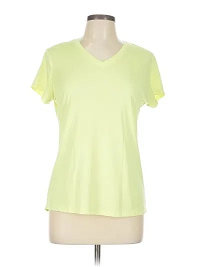 Pre-owned Danskin Now Active T-shirt In Yellow