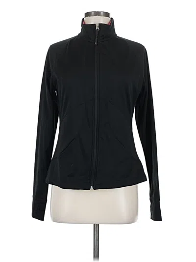 Pre-owned Danskin Now Cardigan Sweater In Black