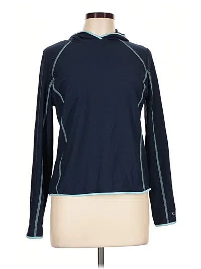 Pre-owned Danskin Now Cardigan Sweater In Blue