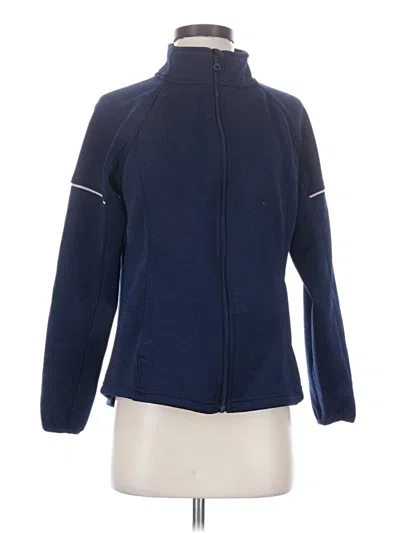 Pre-owned Danskin Now Cardigan Sweater In Blue