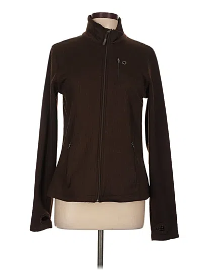 Pre-owned Danskin Now Cardigan Sweater In Brown