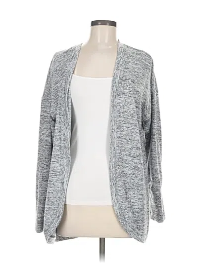 Pre-owned Danskin Now Cardigan Sweater In Gray