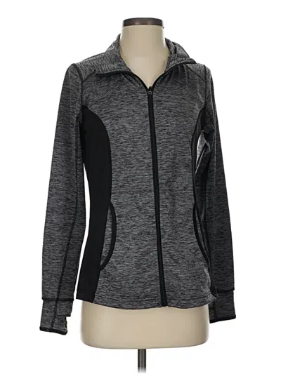 Pre-owned Danskin Now Cardigan Sweater In Gray