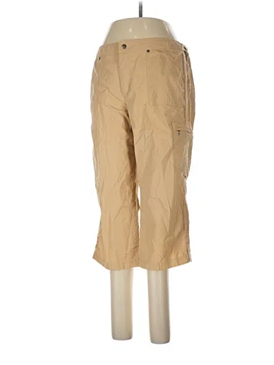Pre-owned Danskin Now Cargo Pants In Brown