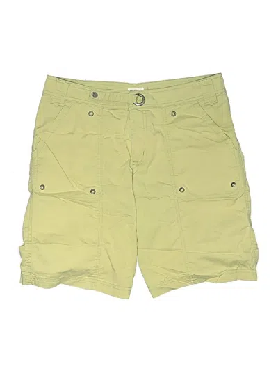Pre-owned Danskin Now Cargo Shorts In Yellow