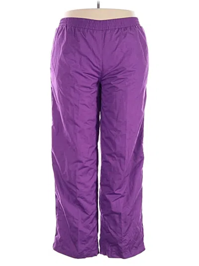 Pre-owned Danskin Now Casual Pants In Purple