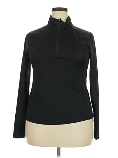 Pre-owned Danskin Now Fleece Jacket In Black