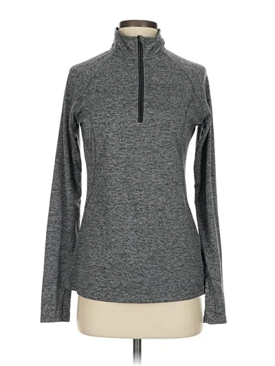 Pre-owned Danskin Now Fleece Jacket In Black