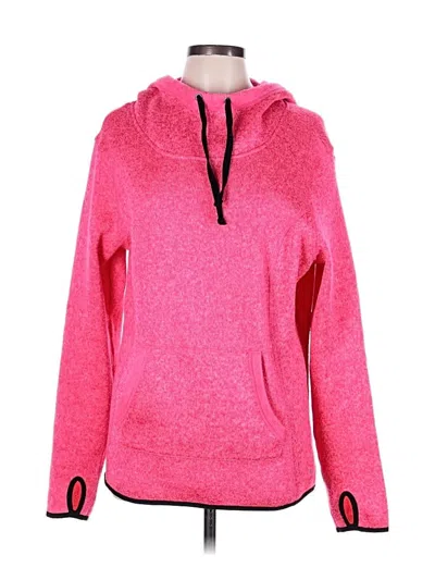 Pre-owned Danskin Now Fleece Jacket In Pink