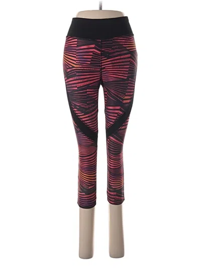 Pre-owned Danskin Now Leggings In Red