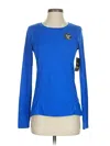 Danskin Now Long Sleeve T-shirt In Blue