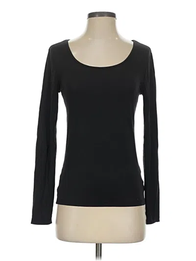 Pre-owned Danskin Now Long Sleeve T-shirt In Black