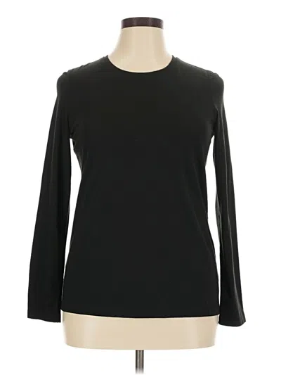 Pre-owned Danskin Now Long Sleeve T-shirt In Black