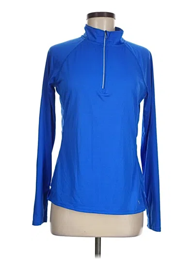 Pre-owned Danskin Now Long Sleeve T-shirt In Blue