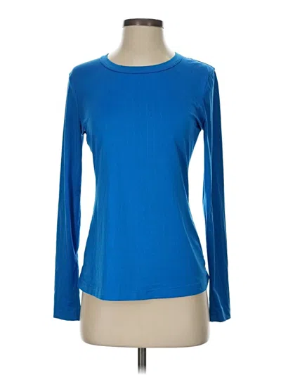 Pre-owned Danskin Now Long Sleeve T-shirt In Blue