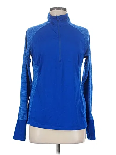 Pre-owned Danskin Now Long Sleeve T-shirt In Blue