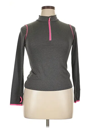 Pre-owned Danskin Now Long Sleeve T-shirt In Gray