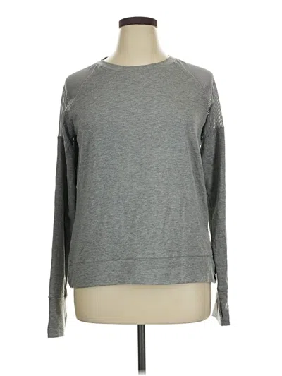 Pre-owned Danskin Now Long Sleeve T-shirt In Gray