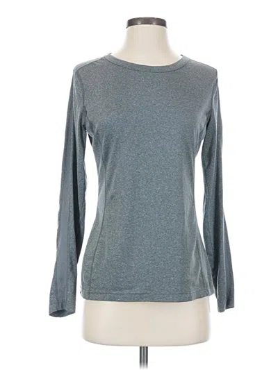 Pre-owned Danskin Now Long Sleeve T-shirt In Gray
