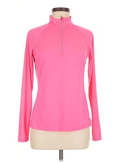 Pre-owned Danskin Now Long Sleeve T-shirt In Pink