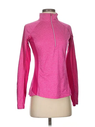 Pre-owned Danskin Now Long Sleeve T-shirt In Pink