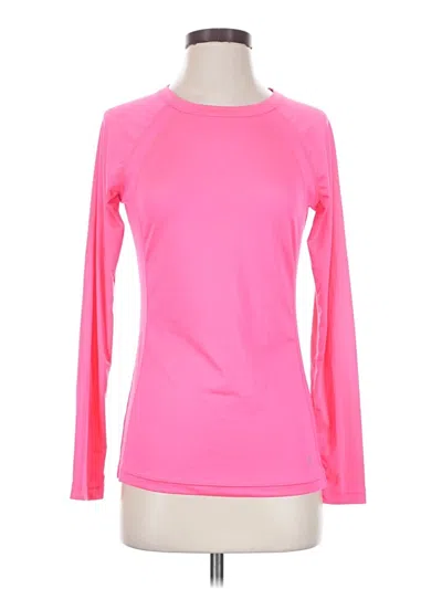 Pre-owned Danskin Now Long Sleeve T-shirt In Pink