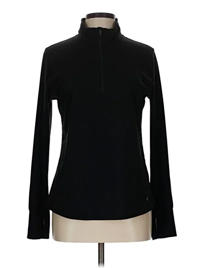 Pre-owned Danskin Now Long Sleeve Turtleneck In Black