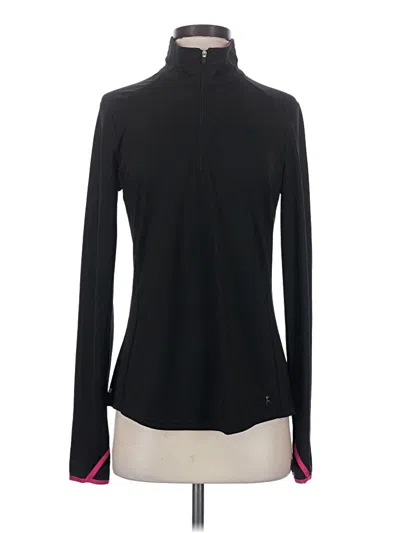 Pre-owned Danskin Now Long Sleeve Turtleneck In Black