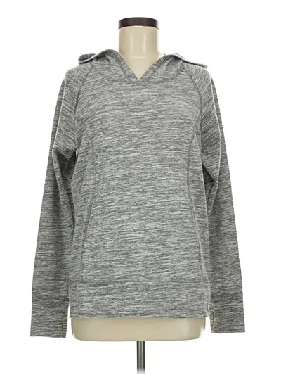 Pre-owned Danskin Now Pullover Hoodie In Gray