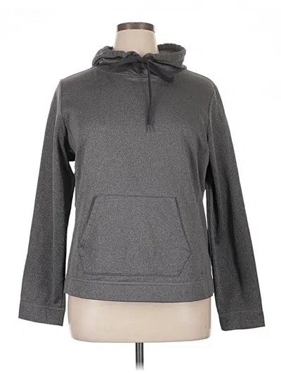 Pre-owned Danskin Now Pullover Hoodie In Gray